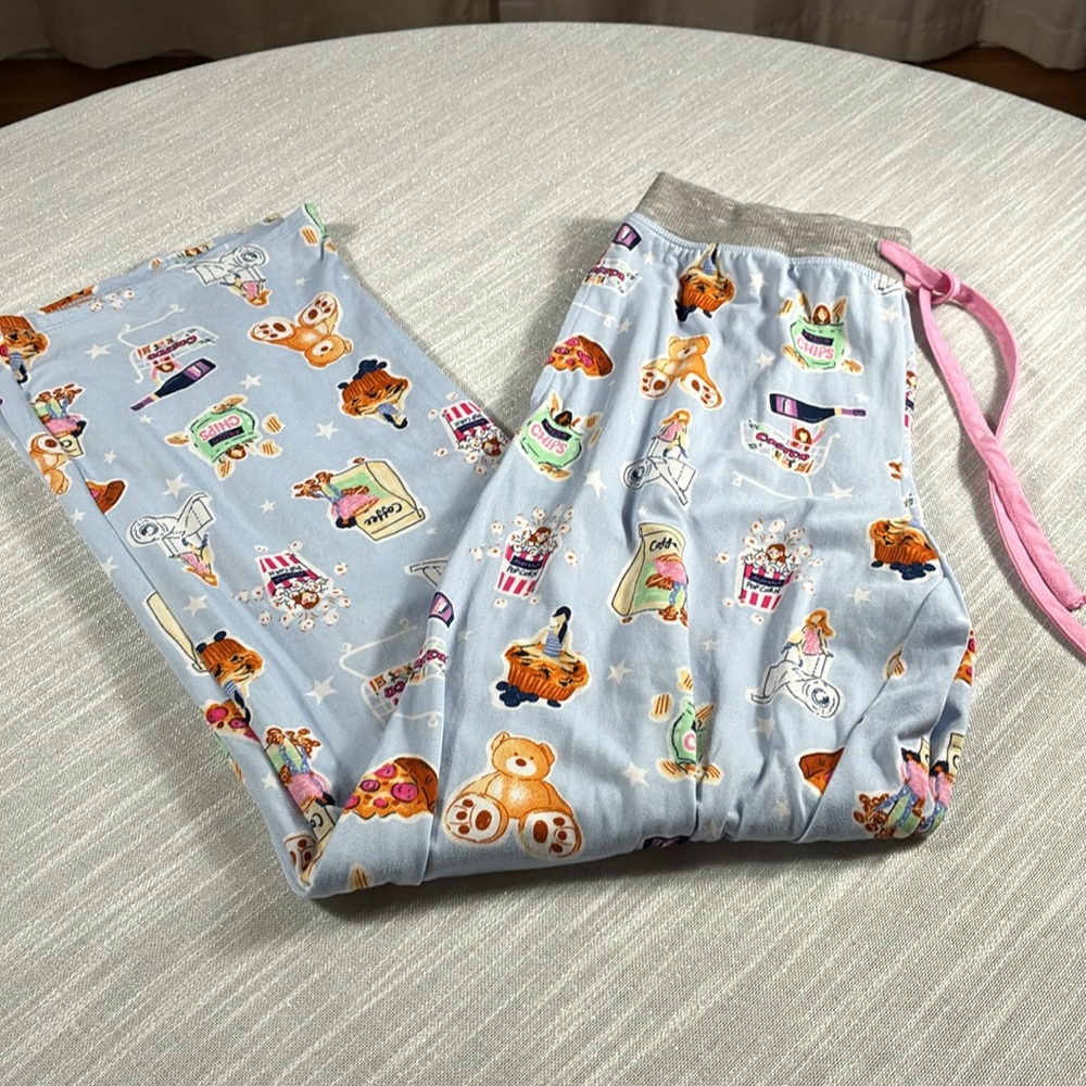 Costco Girl Wine Lover lounge pants XS Pajama Bottoms Super Soft like new